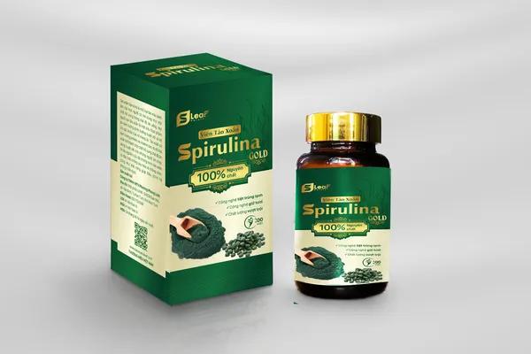 Tảo xoắn Spirulina sleaf 100 Viên